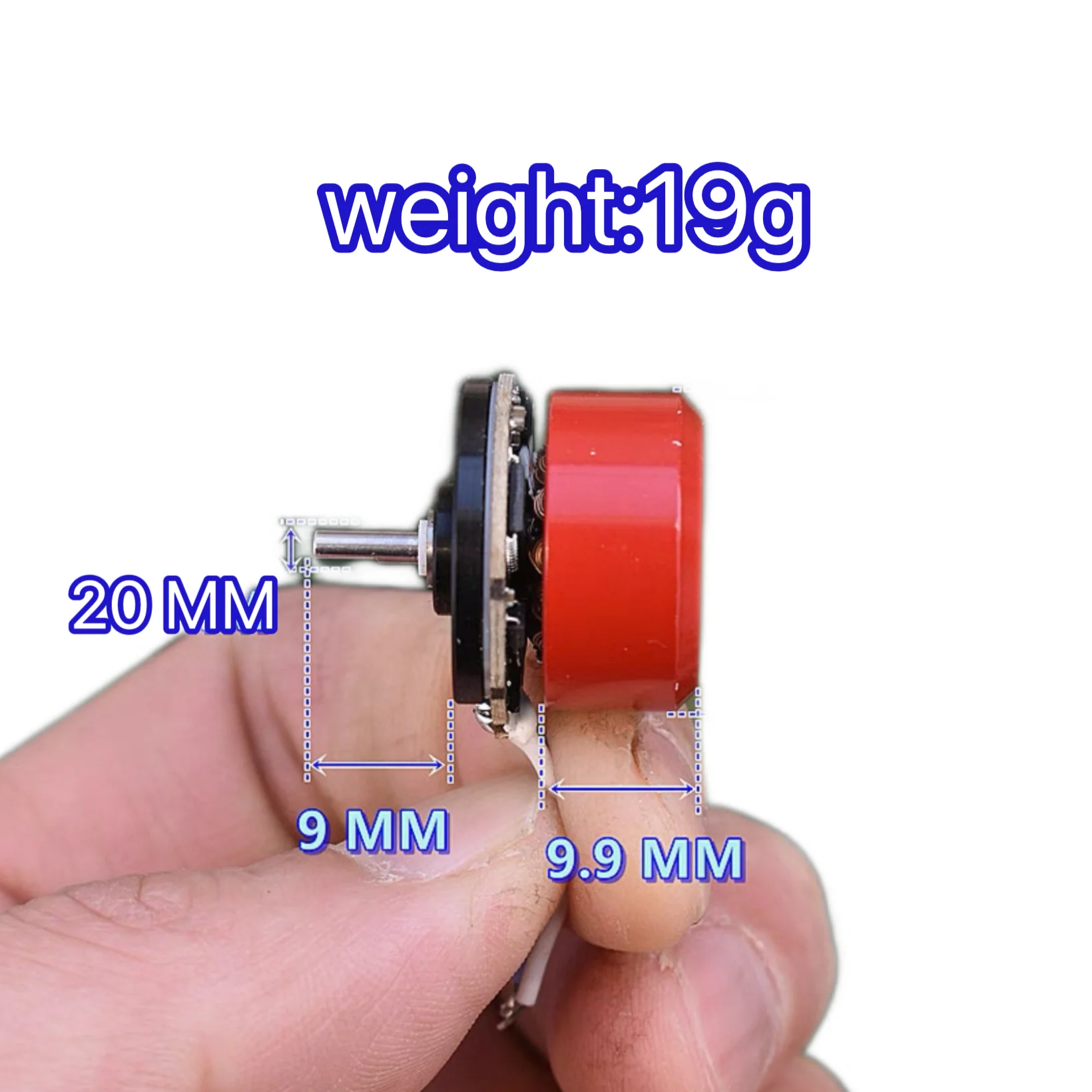 울트라 마이크로 20MM 외부 로터 브러시리스 모터 볼 베어링 DC5V-6V 내장 드라이버 보드