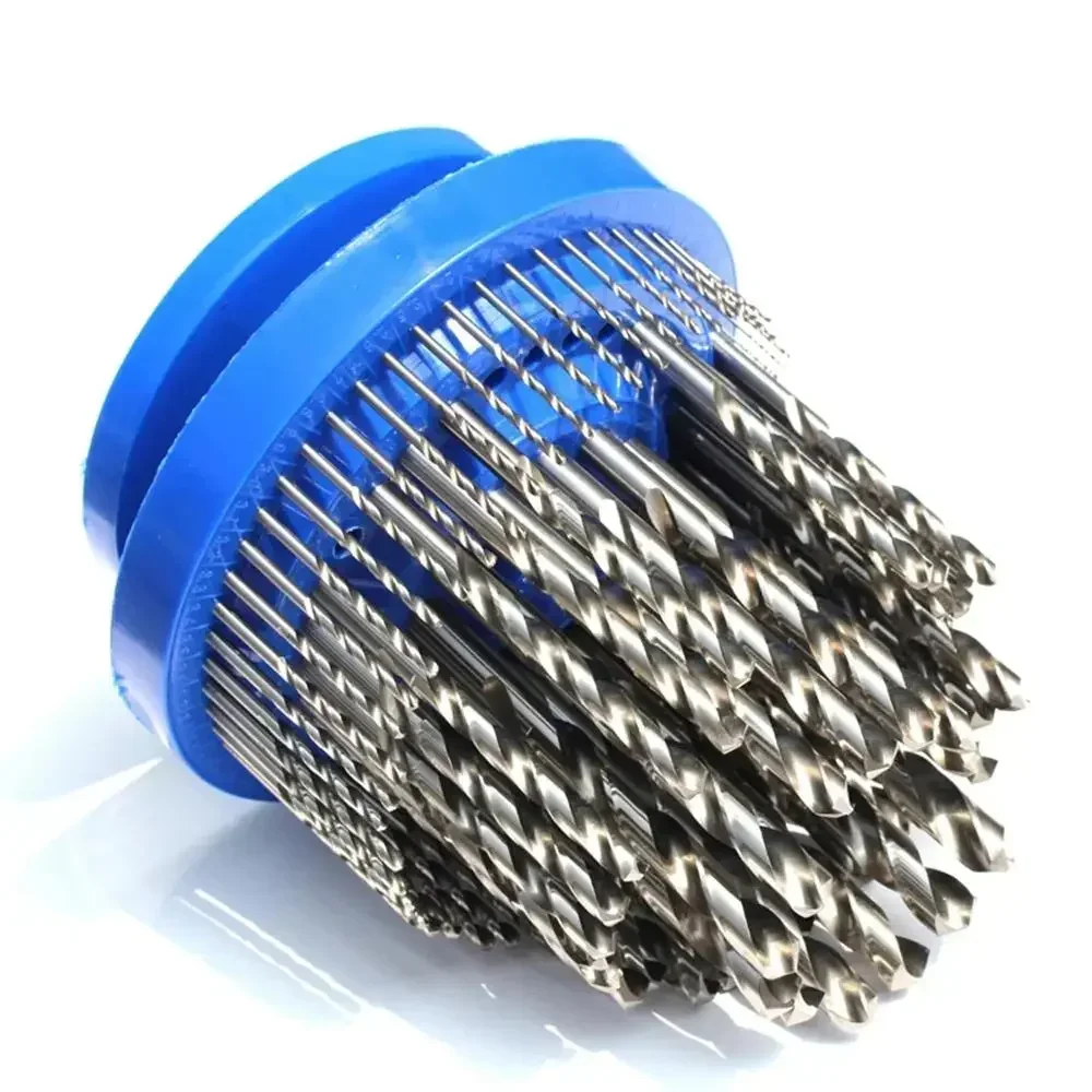 100 pcs of fully ground twist drill bit 1-13mm drill bit combination tool.
