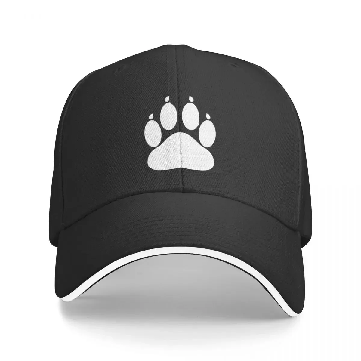 Paw Print Baseball Cap Summer Furry Fandom Tennis Skate Hip Hop Hats Sunscreen Unisex-Teens Trendy Print Baseball Caps