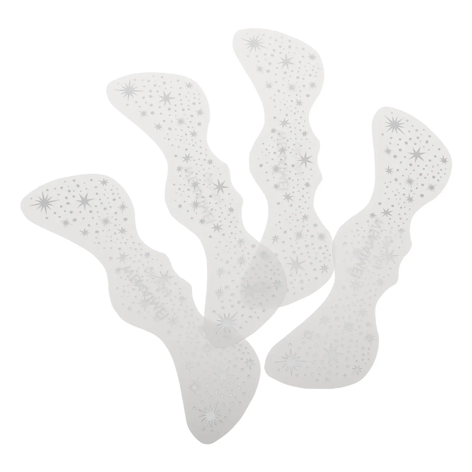 

4Pcs Realistic Freckle Temporary Tattoo Stickers Waterproof Silver Glitter Face Makeup Festival Parties Facial Stickers