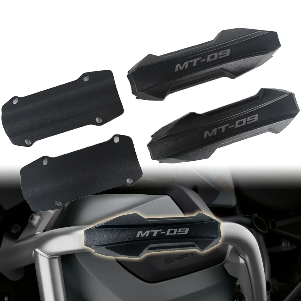 

Защита двигателя мотоцикла для Yamaha MT09 MT-09 Mt 09, защита Бампера, декоративный блок