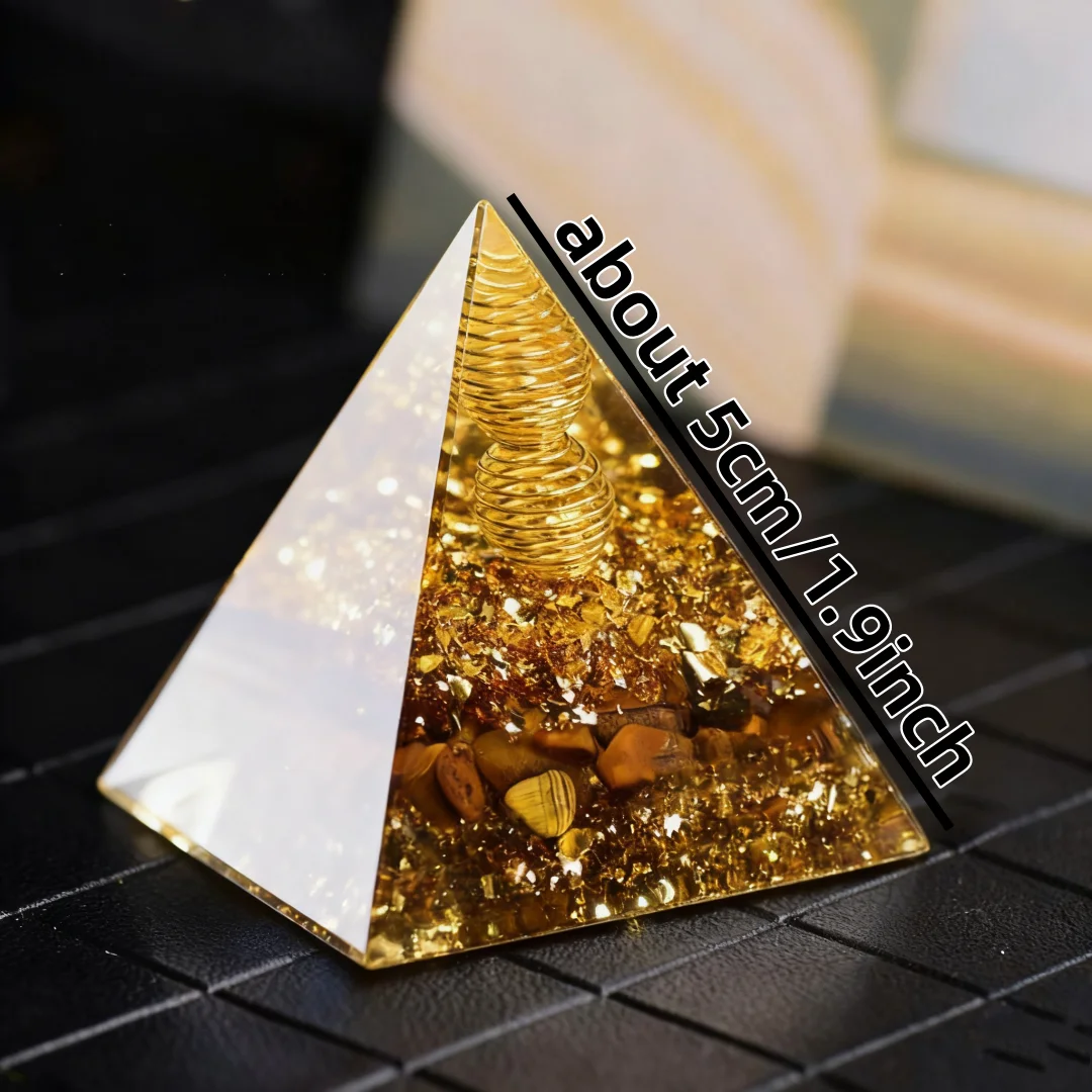 1 قطعة زخرفة بوطن تانجان سطح المكتب هودام الراتنج epuksi كيريكيل كريستال بيراميدا بولا كريستال ، كريستال الأورجانيت الهرم