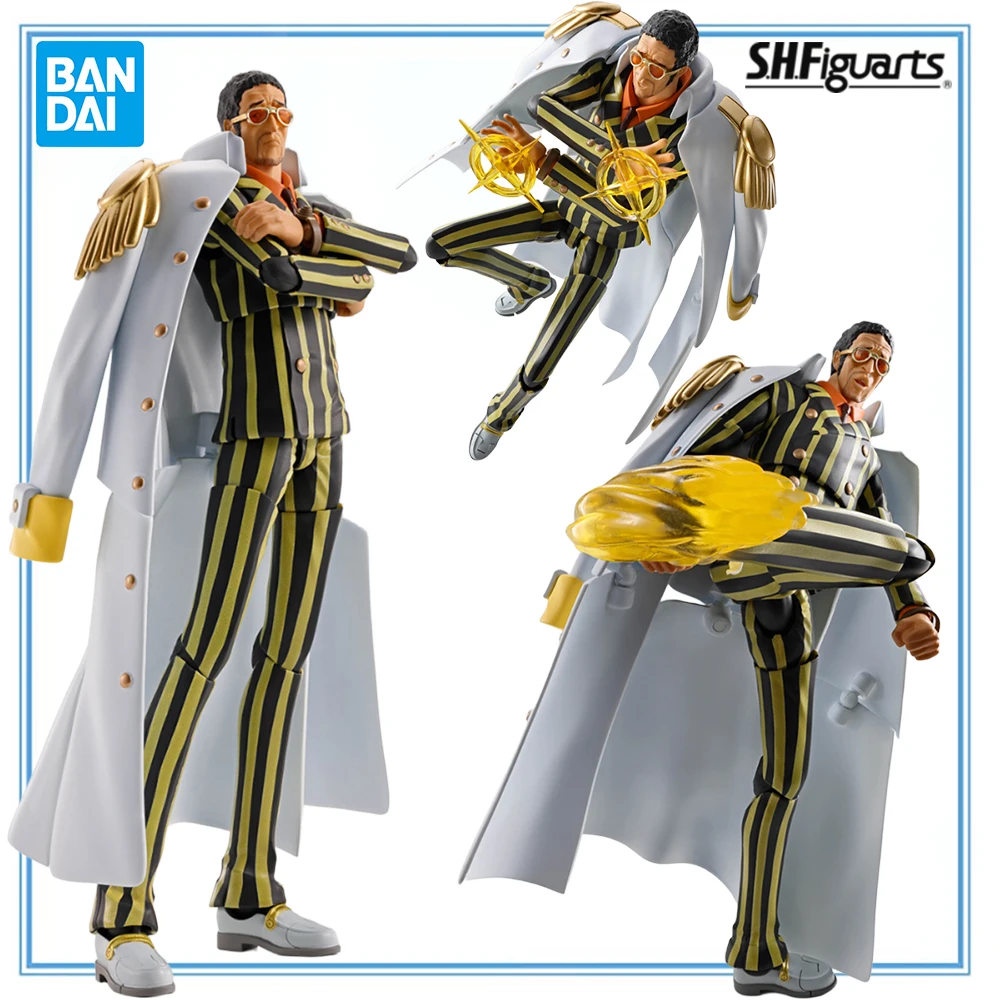 

Original Bandai Spirits S.H.Figuarts One Piece Kizaru Future Island Egghead Action Figure Collection Anime Figure Toy Model