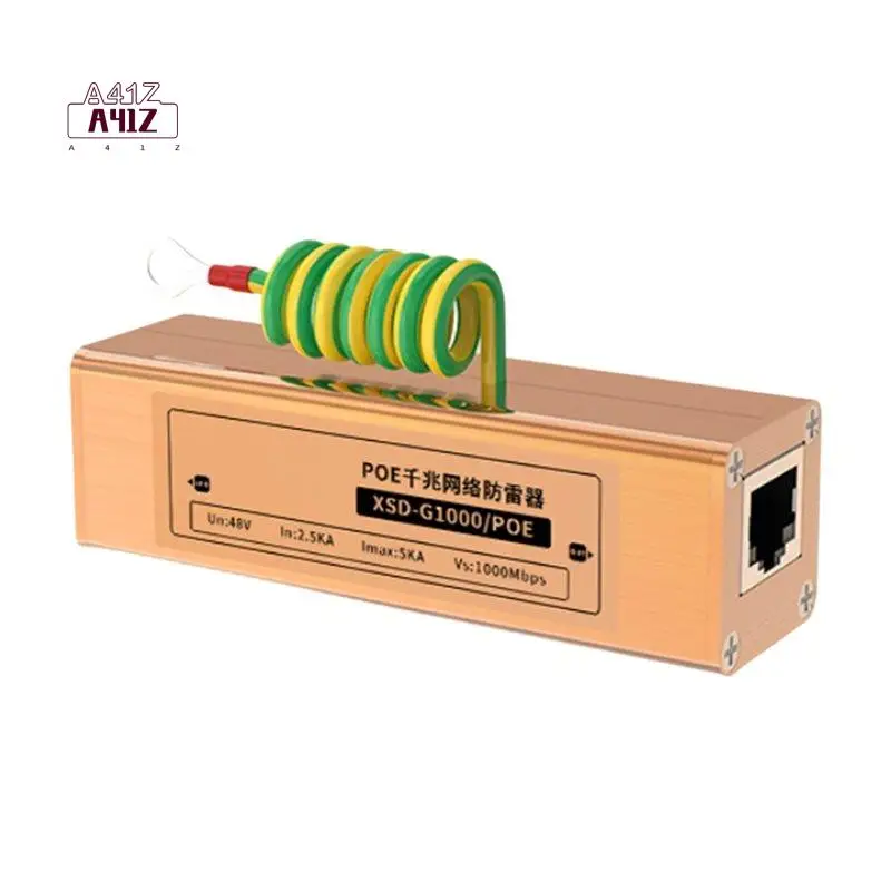 A41Z-POE Gigabit Protection Device Protector Domestic Surge Arrester Network Surge Protection Device