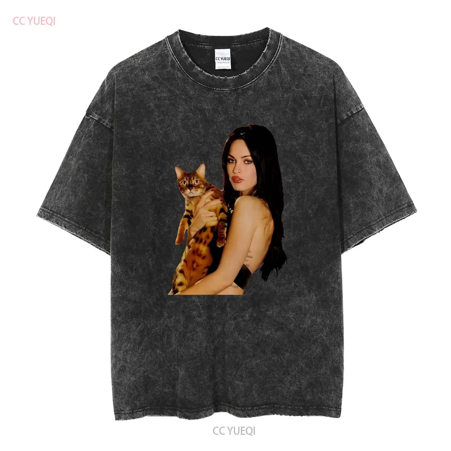 Megan Fox Baby T Shirt Jennifers Body 90s Y2K Aesthetic Trendy 2000s Pinterest Style long or short sleeves vintage Washed