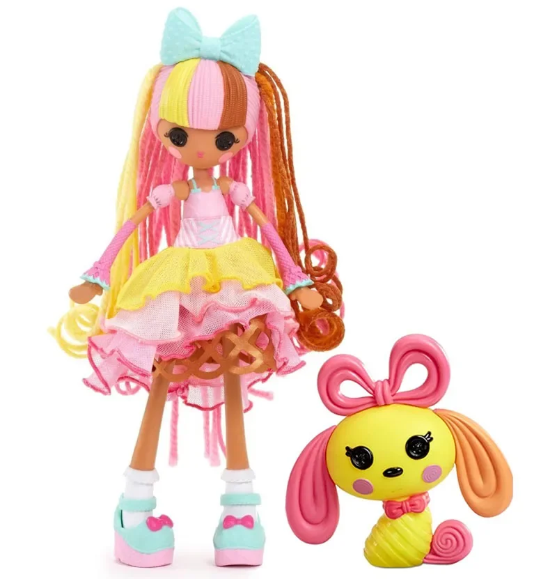 New Bulk Lalaloopsy Girls Doll Crazy Hair Fashion Figure Doll With Pet Toy 2PCS Set 25cm Kids Gifts--No With Box