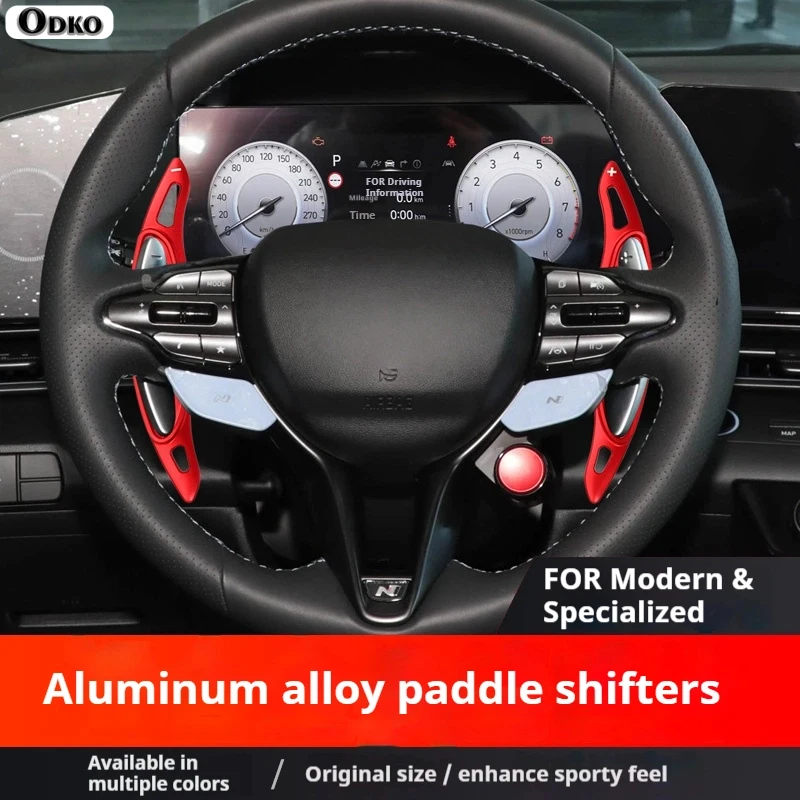 

For Hyundai i30 i20 2019-2024 model Car Accessories Aluminum Alloy Car Steering Wheel Gear Shifters Paddle Shift Extension
