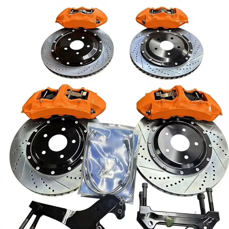 6Pot and GT4 4Pot Big Brake Caliper Kit Mechanical Hand Brake Universal Fit for Car Modification Factory Custom Direct Sales