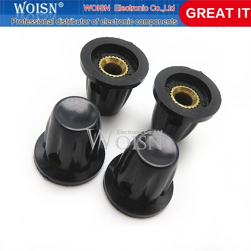 K17-01 bakelite knob WXD3-13 WH5 WXD3-12 Equipotential cap copper core inner hole 4MM