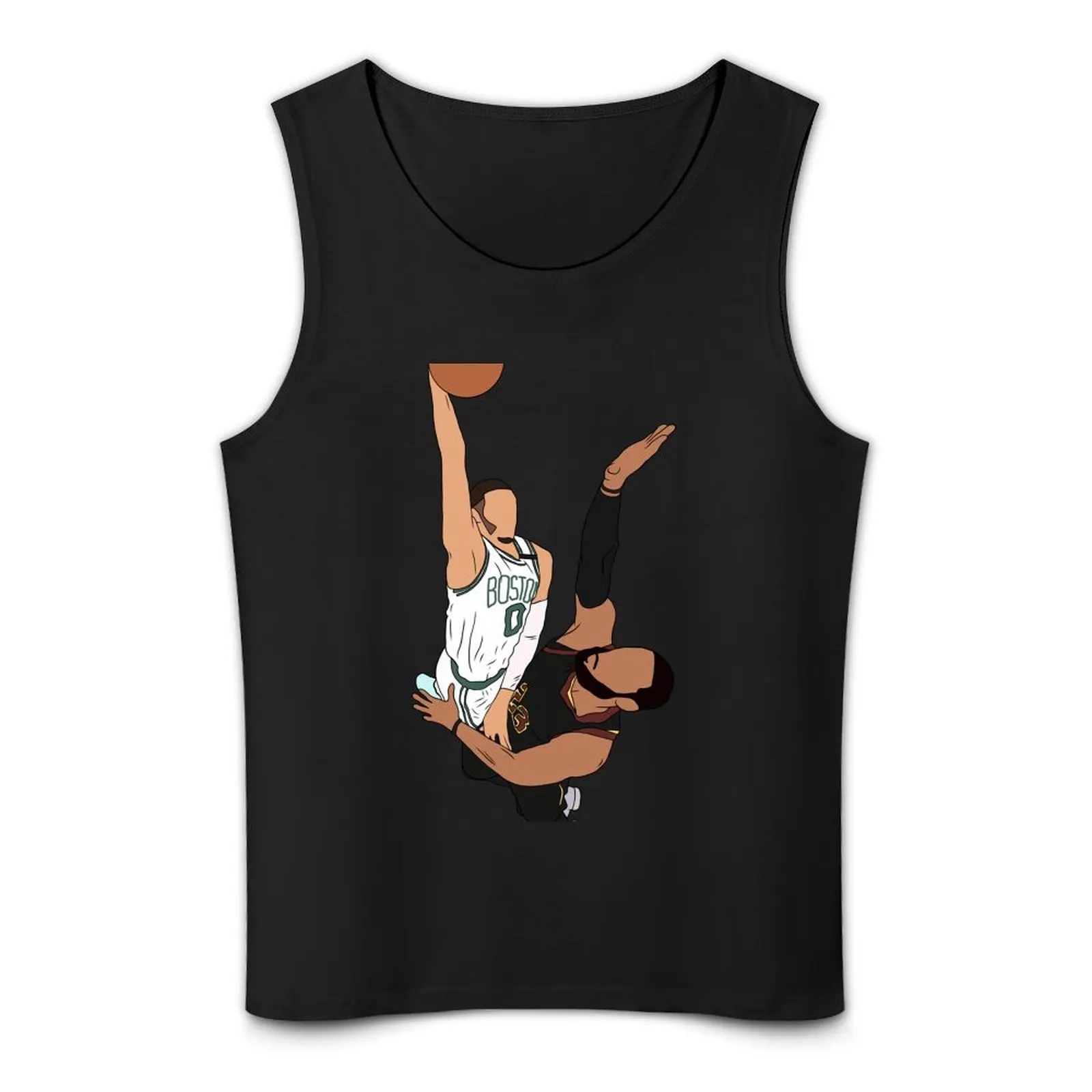 Jayson Tatum Dunks On LeBron Tank Top Top summer best selling products Men gym sportswear