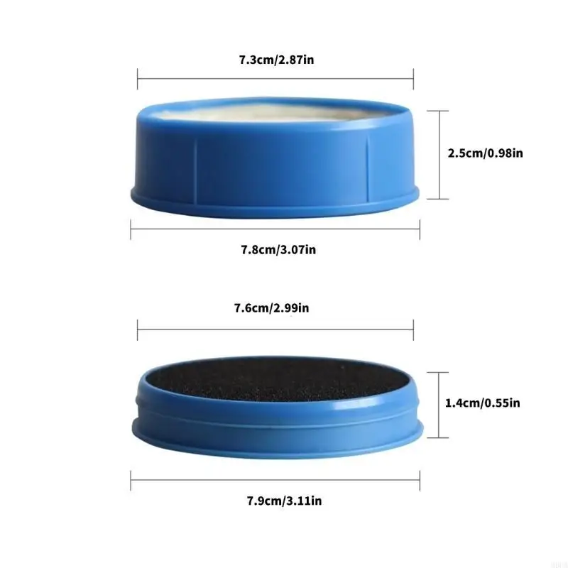 M6CB 세트 3 개의 가정용 청소 용품 교체 필터 가정 먼지를 줄이기위한 교체 필터