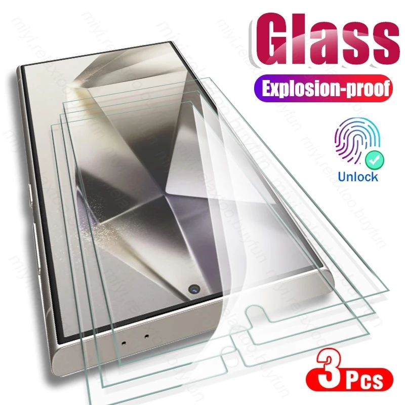 Samung s 24 ultra vidro 3 pçs vidro protetor para samsung galaxy s24 ultra filme protetor de tela sansung sumsung s24ultra plus