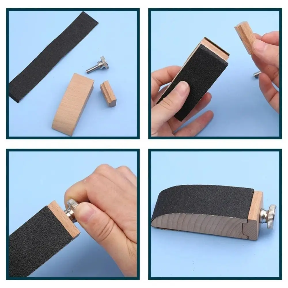 Деревянная доска Держатель наждачной бумаги Стойка наждачной бумаги Шлифовальный зажим Наждачная бумага Шлифовальные блоки Ручной внутренний угол