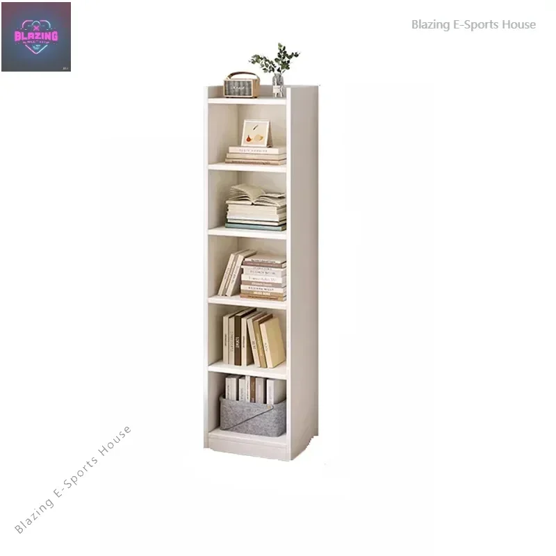 Story Storage Bookcase Shelf Moving Wall Minimalist Bookcase Organizer Magazine Librero Para Libros Mueble Home Furniture