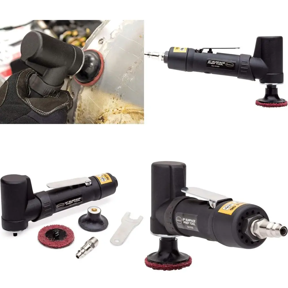 

Пневматическая орбитальная шлифовальная машина с углом 90 градусов и диском 2 дюйма для подготовки и полировки поверхностей