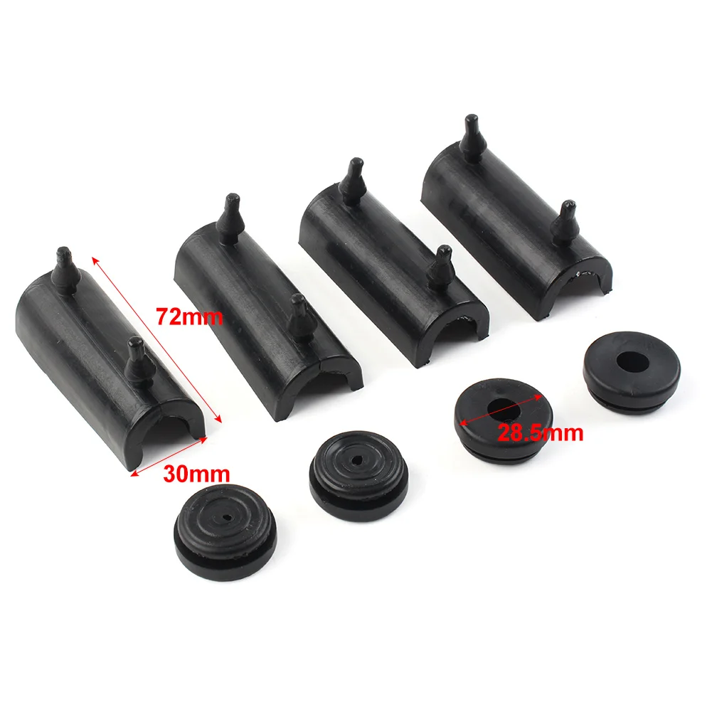 Motorcycle Rubber Grommets Support Cushion Hard Saddlebag For Harley-Davidson Touring Street Electra Glide Road King 2014-2023