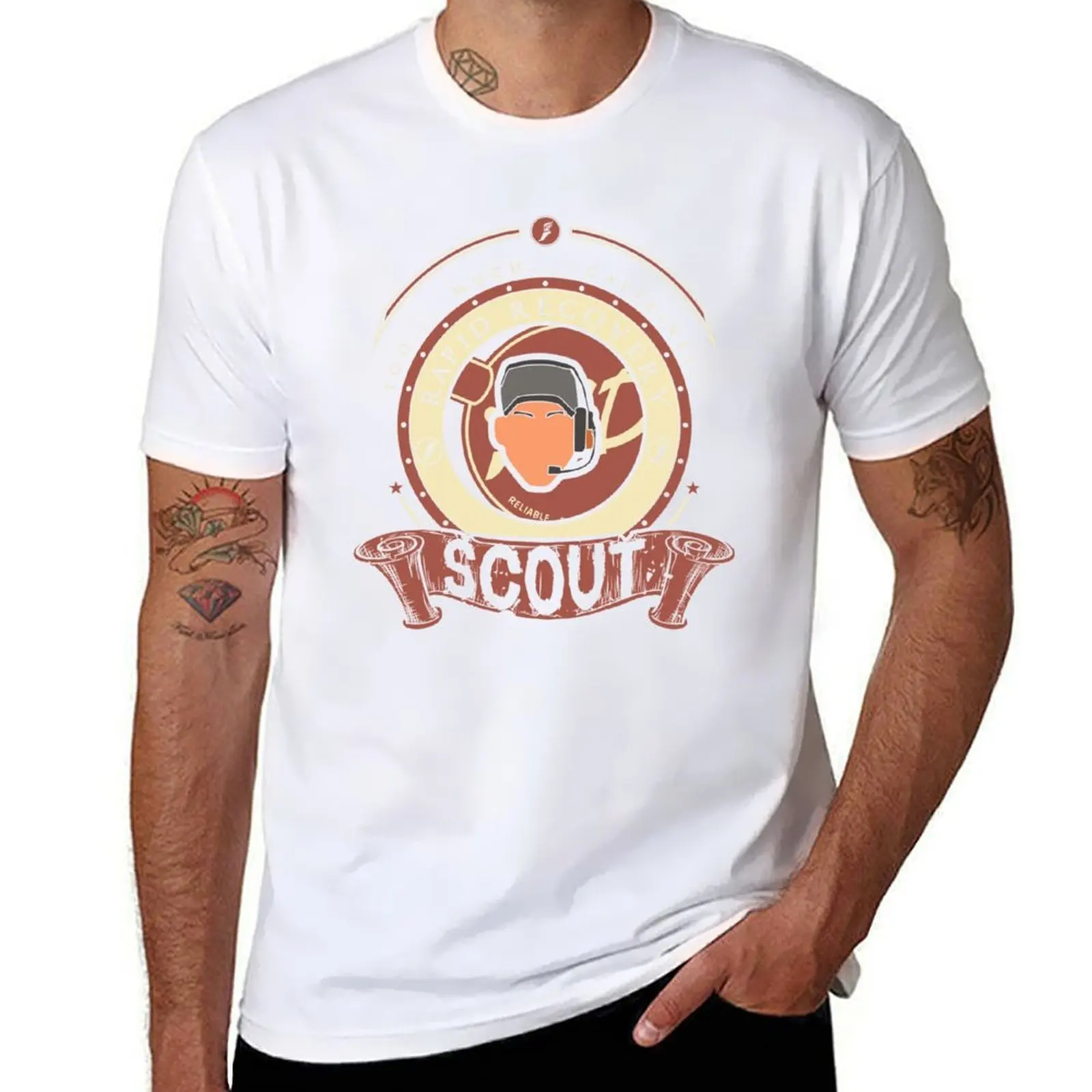 

Scout - Red Team T-Shirt t shirt man casual black cotton t-shirt plain for man package T-Shirt