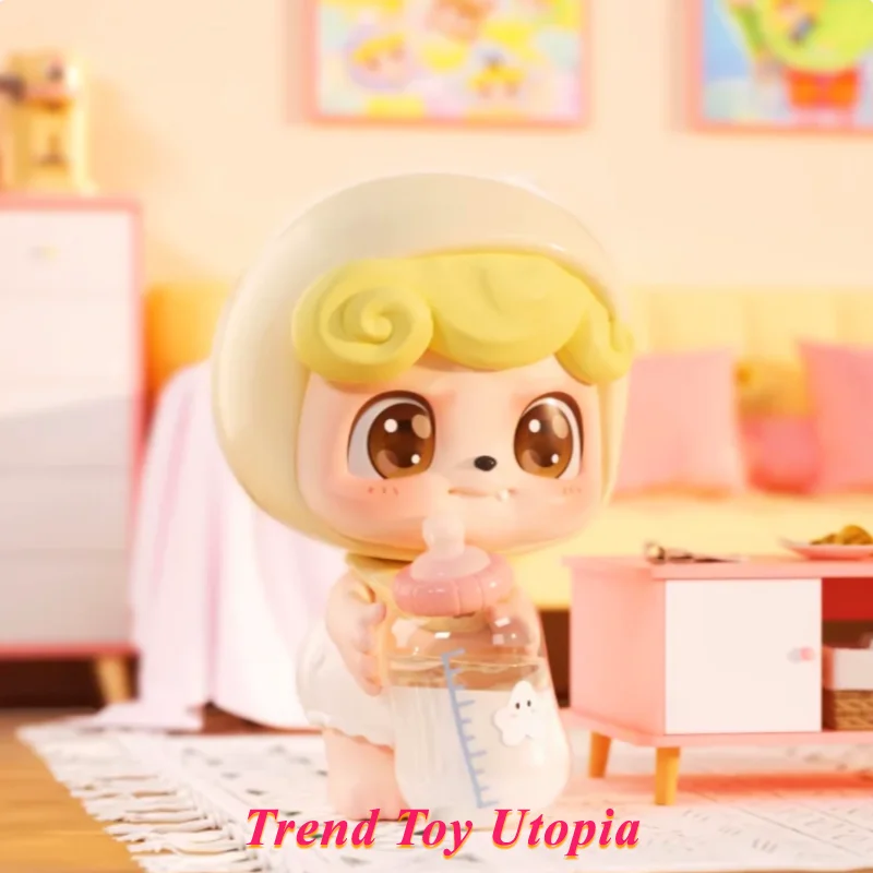 สินค้าใหม่ของแท้ Qbao Q.Kid ทําให้ปีศาจน้อยน่ารักของคุณ Series กล่องตาบอดอินเทรนด์ของเล่นตุ๊กตาเครื่องประดับสําหรับ Girls'Birthday ของขวัญ