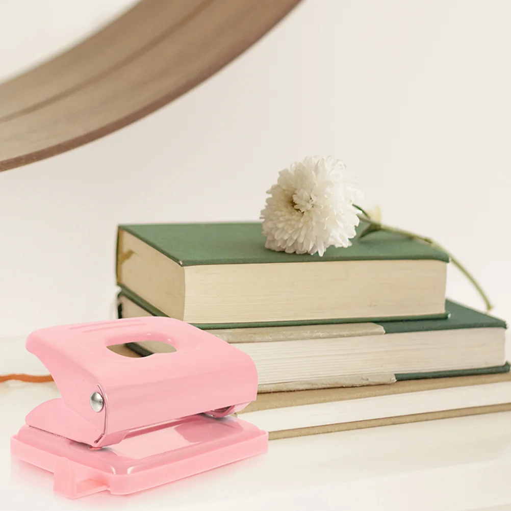 

2 Pcs Hole Puncher Loose‑leaf Punching Machine Loose-leaf Paper Small Binder Press