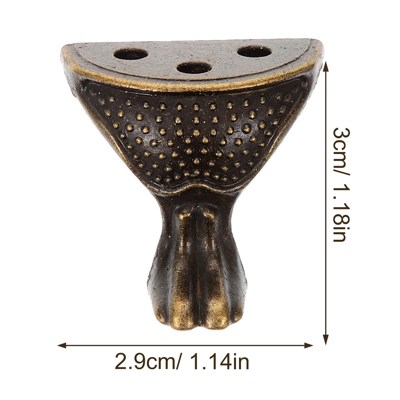 10 Buah Kaki Meja Ekstensi dari Logam Paduan Seng untuk Sofa Lemari Pelindung Goresan Kaki Meja Logam Dekoratif