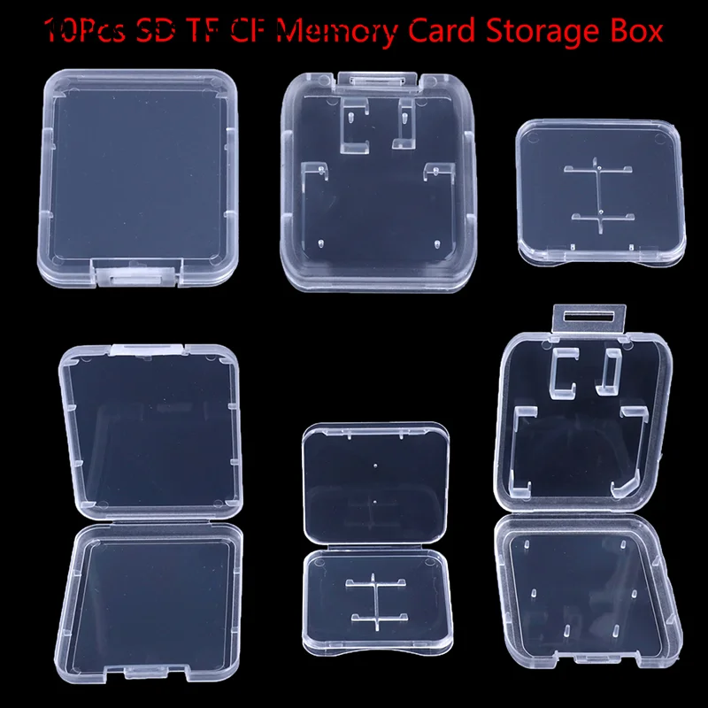 10Pcs Clear Plastic…