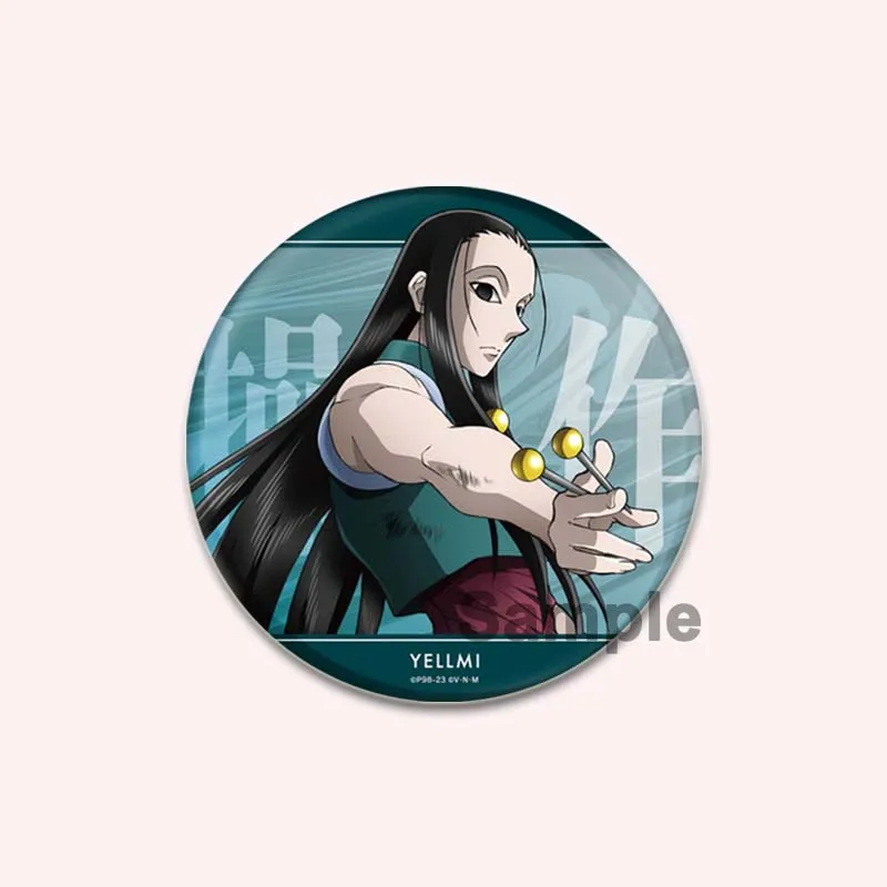 Acheter Broches de figurines d'anime minimalistes de 58mm pour femmes, Cosplay Hunter X Hunter Bandae, sac à dos mignon, bijoux, accessoires, Collection de Fans, cadeau