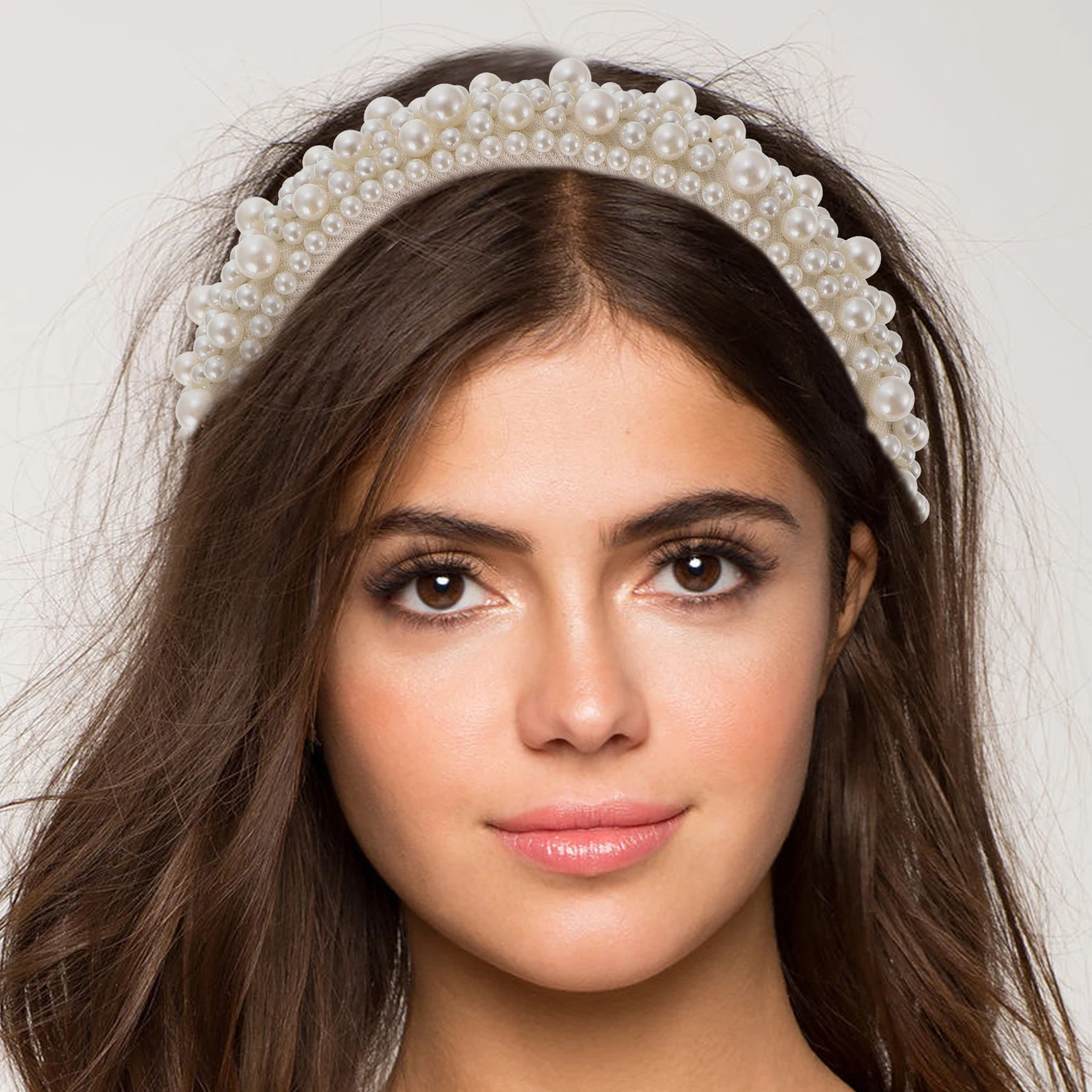 

Pearl Hairband Fashion Headdress Multicolor White Accessory Girls Hair Accessories Creative Bride Elegant Comfortable Daily
