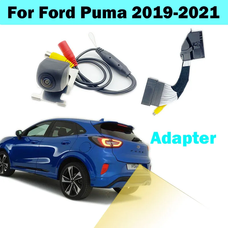 HICAMRUI tylna kamera cofania do Ford Puma 2019 2020 2021 SYNC3 oryginalny ekran HD noktowizor obiektyw typu rybie oko