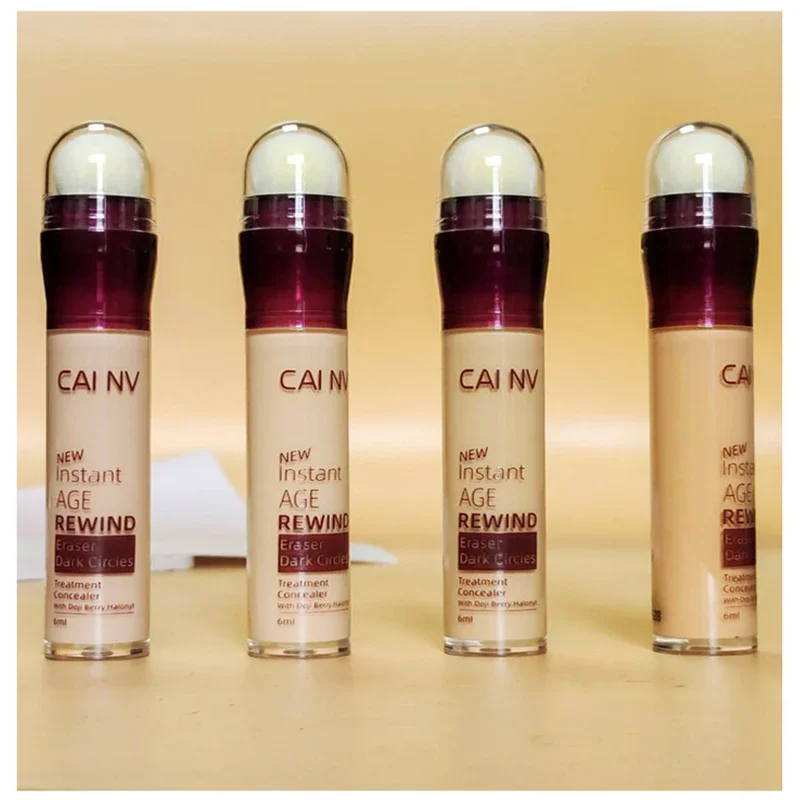 CAINV 4-color الإسفنج رئيس المخفي للهالات السوداء الدموع النمش مصحح حب الشباب الراقية ماكياج الجلد الطبيعي ماكياج مستحضرات التجميل #5