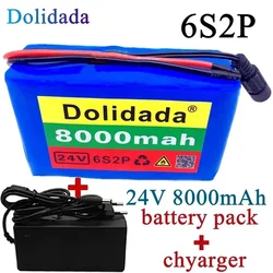 6s2p 24V8Ah 18650 Battery Lithium Battery 25.2v 8000mAh/Electric/Li-ion Battery Pack with + Charger