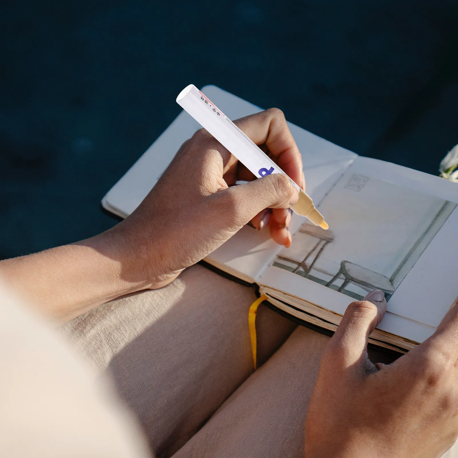 

Набор из 5 портативных водостойких маркеров для рисования, с плавным нанесением, для ремонта царапин на автомобиле, предотвращения ржавчины, просты в использовании