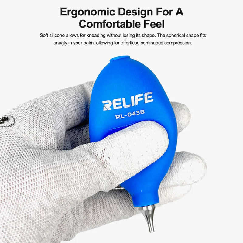 

RELIFE RL-043B пылесборник, мощный инструмент для очистки воздушного потока для ремонта телефона, объектив камеры, компьютерная клавиатура, инструмент для удаления пыли