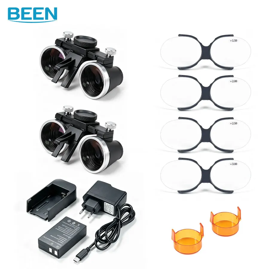 Accessory Dental LED Head Light Lamp Loupes 2.5X 3.5X Medical Aesthetics Surgical Headlight Magnification For Lab Equipment