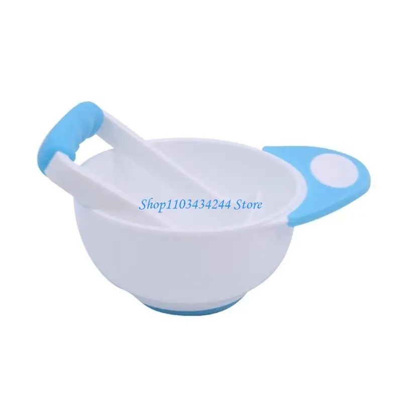 Mill Bowl Vegetable Puree Masher Bowl Baby Masher Bowl Potato Masher Bowl Set with Bowl Handle and Masher