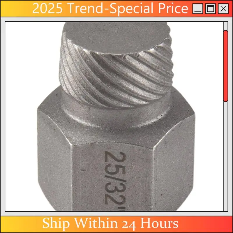 

A61Z Deals Screw Head Extractor Set 3/8 Inch Drive 2-In-1 Double Head Easy Out Bolt Extractor Set, For Removing Broken Studs