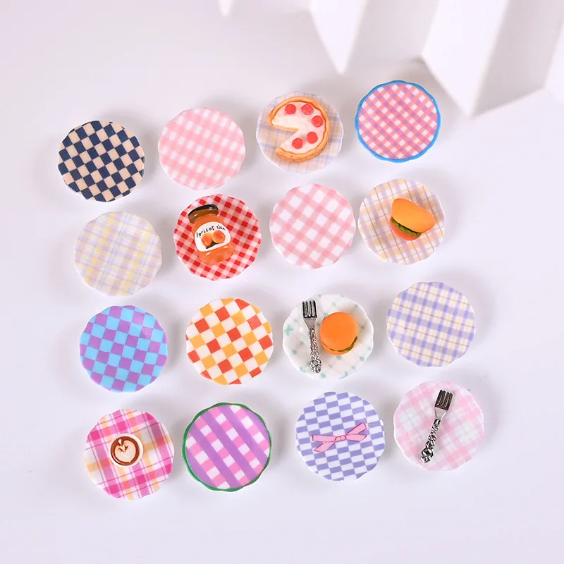 13/26Pcs Coffee Cup Mini Plate Charms Cute Cartoon Fake Food DIY Resin Sweet Flatback Cabochon Jewelry Pendant Homemade Gift