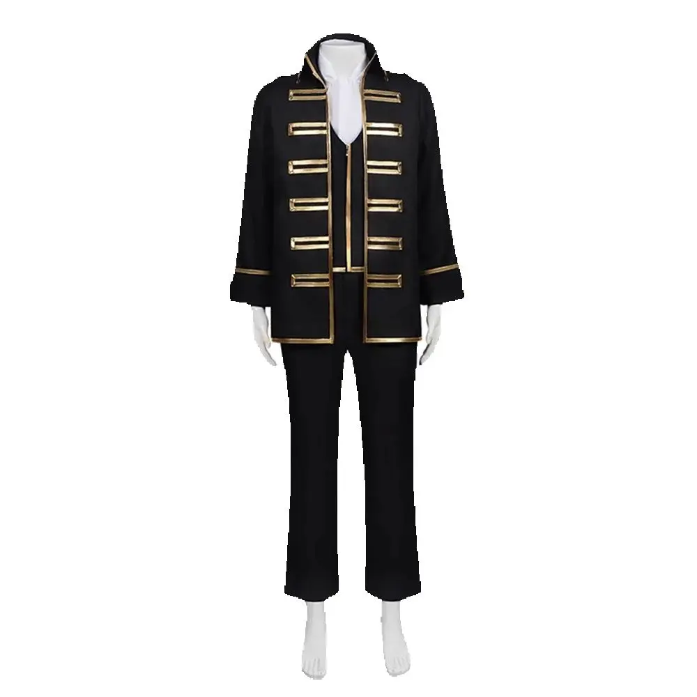 

XIN LAI SEN Unisex Anime Cos Hijikata Toushirou Cosplay Costume Halloween Uniform Custom Size