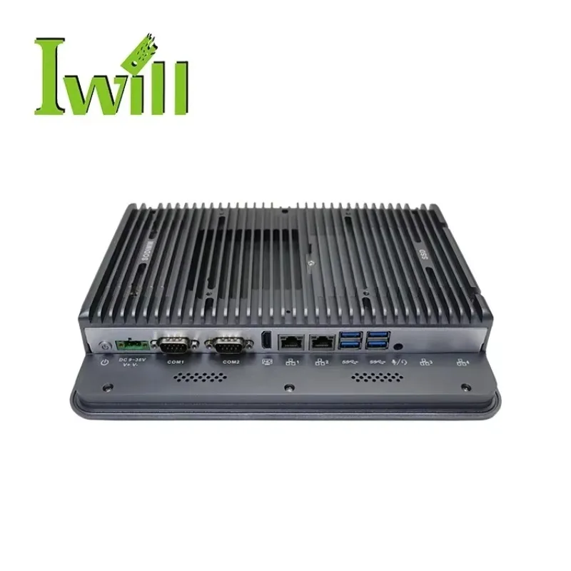 رائجة البيع Win11 الكل في واحد الكمبيوتر الصناعي 4205U ثنائي النواة 10.1 بوصة جدار جبل بدون مروحة بالسعة لوحة شاشة لمس الكمبيوتر