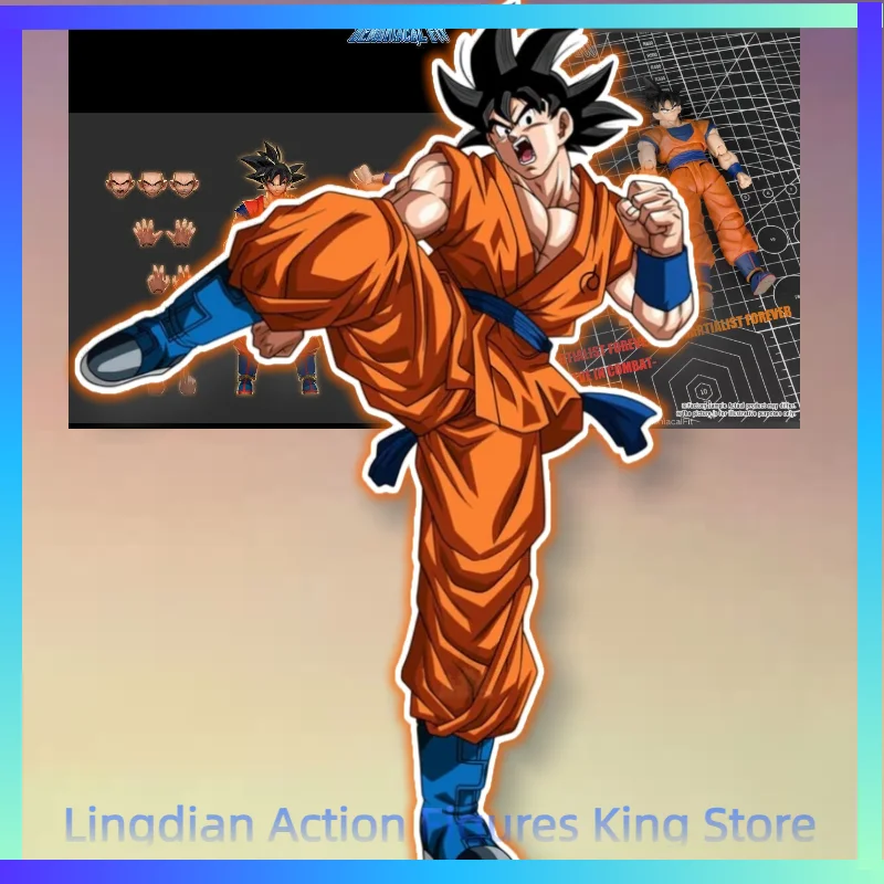 

Demoniacal Fit Dragon Ball Super Saiyan Son Goku The Eternal Martial Artist Anime Action Figure Model Gift Collection Toys