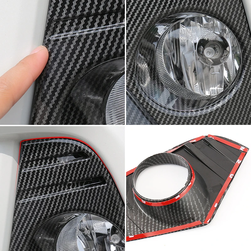For Toyota RAV4 2019 2020 2021 2022 2023 2024 RAV 4 XA50 Hybrid ABS Car Front Fog Lamp Cover Fog Light Trim Sticker Accessories