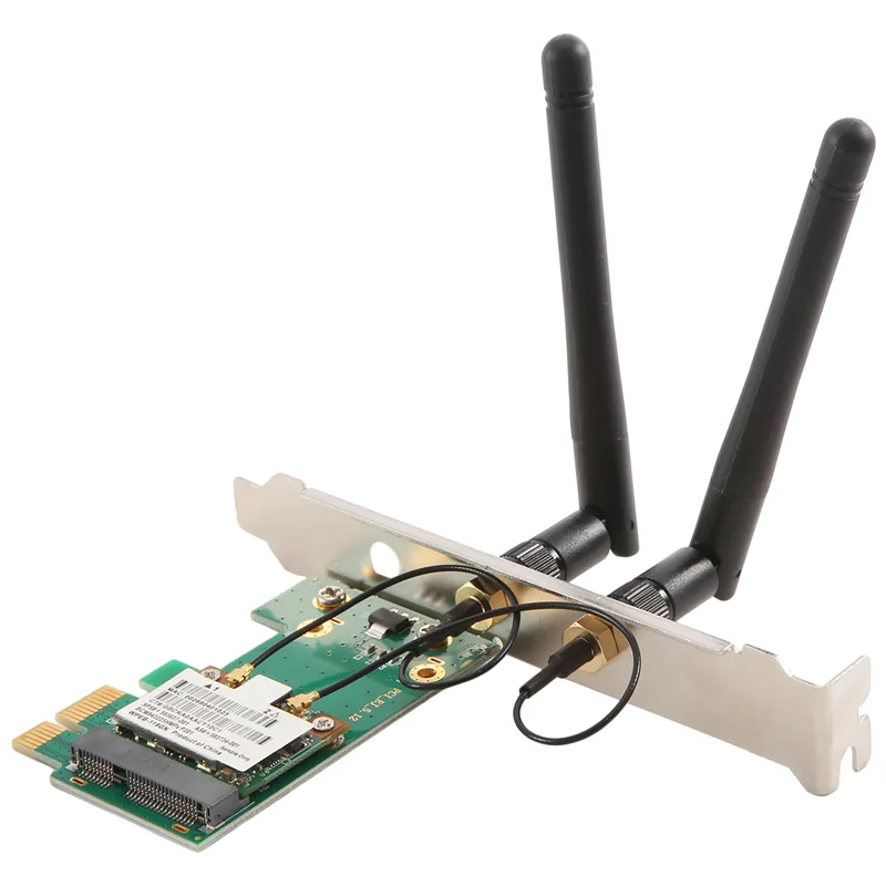 AEF7-PCI-E Wifi Adapter 300M BCM94325 Wifi Card For Macos 2.4G Single Band 802.11Ac WLAN Plug And Play 24BB