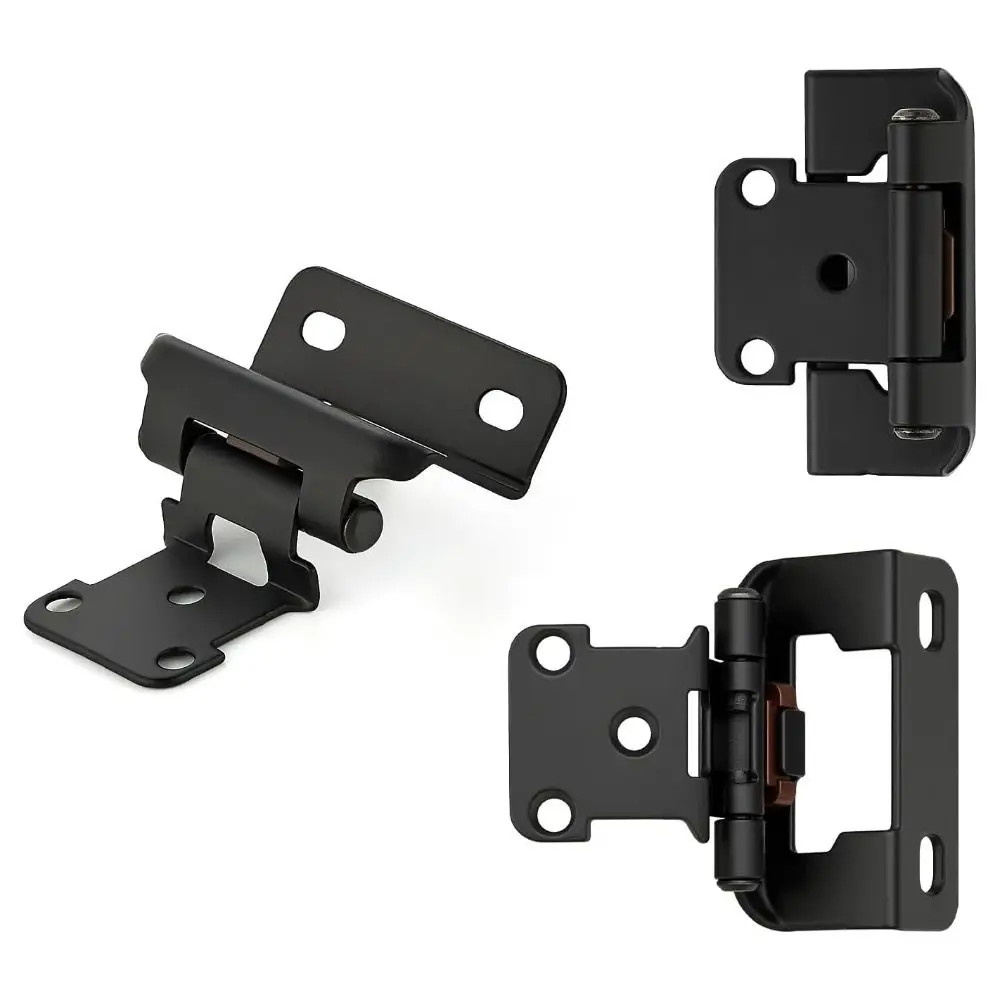 

Semi-Concealed Overlay Cabinet Hinges Partial Wrap Adjustable Face Frame Hinges Soft-Close Self-Closing Hinges Hardware