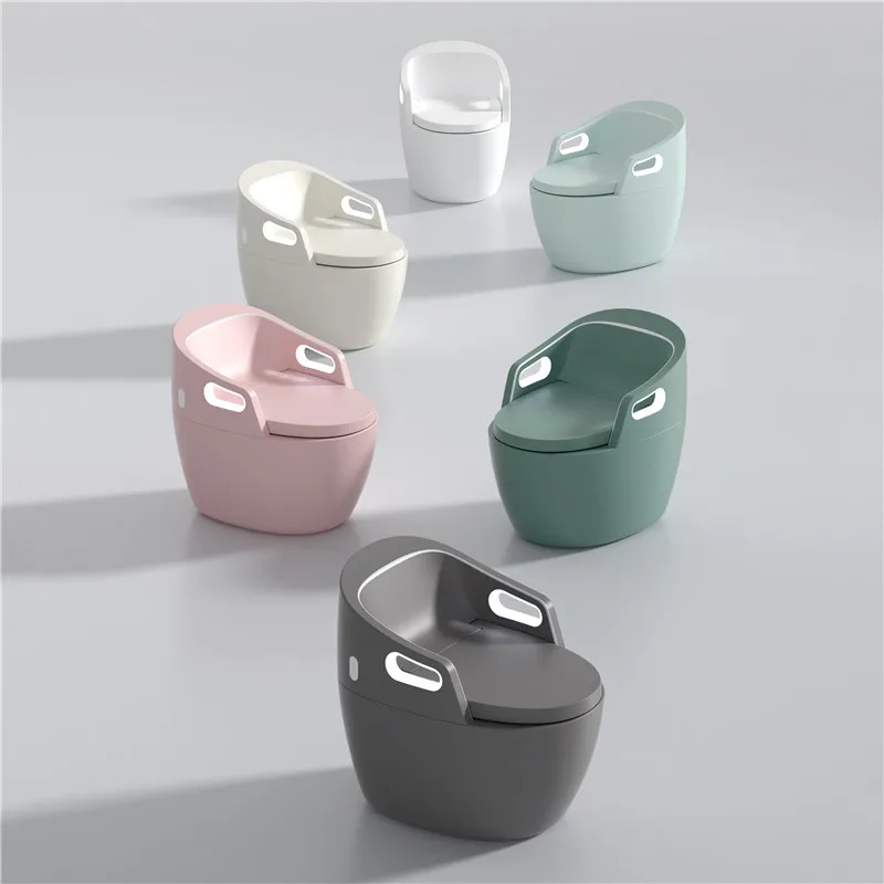 Modern Multifunctional Remote Control Automatic Flushing Toilet Bowl Intelligent Water Closet Bathroom Smart Toilet