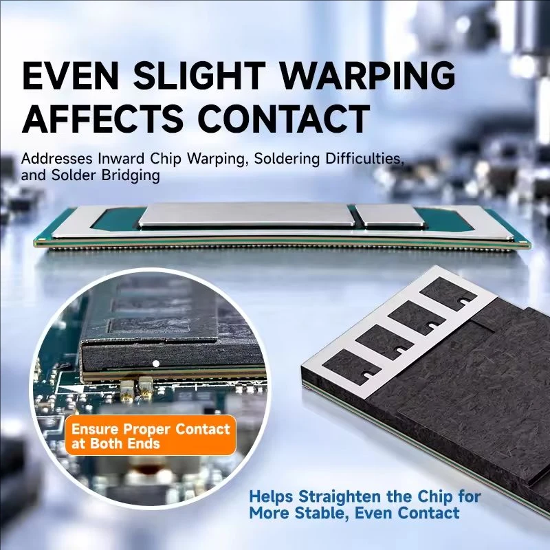 XZZ BGA CPU Chip Warp Correction Fixture Tool For Intel 12th Gen DR CPU Laptop Motherboard Soldering Repair
