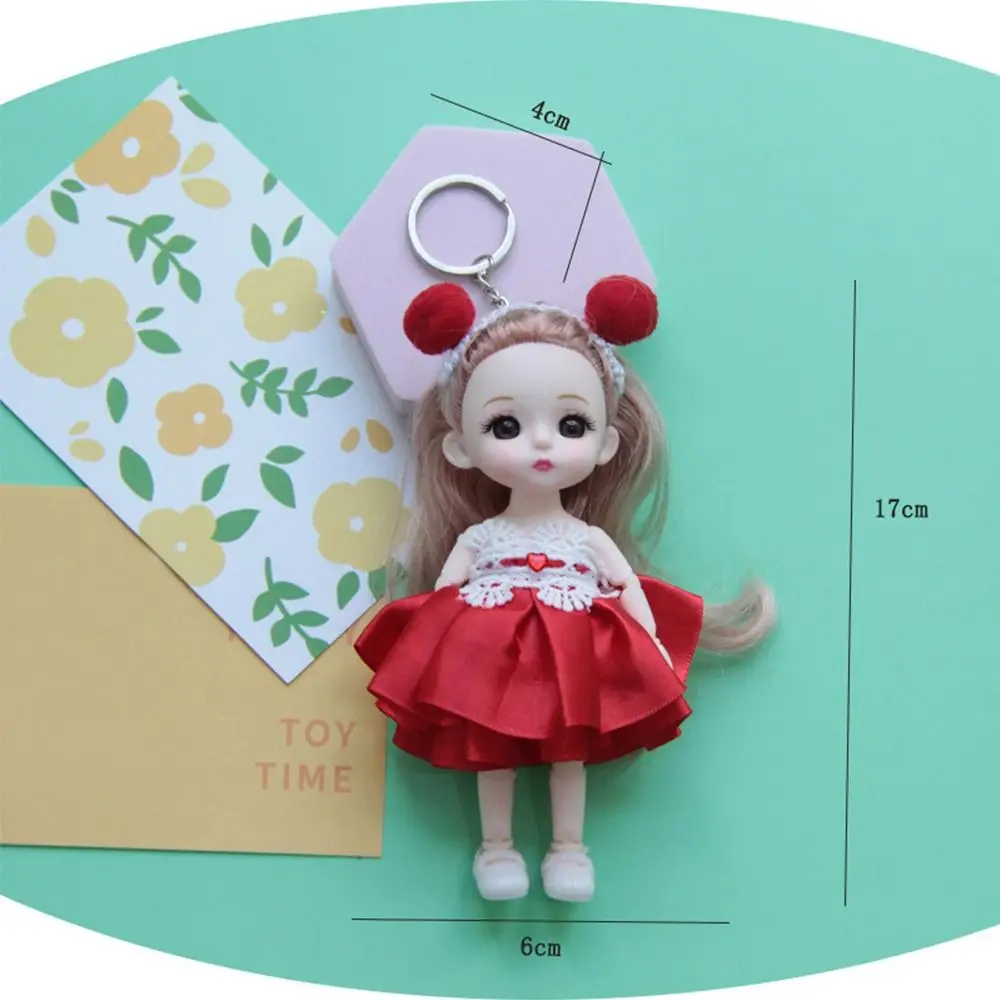 New Cute Doll Pendant Hanging Backpack Ornament Bag Charm Car Key Ring Bag Decoration Doll Keychain