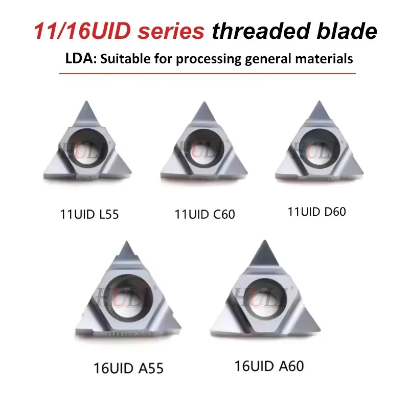 DESKAR 100% Original Threaded Blades 11/16UID A55/A60/L55/C60/5.0TR LDA Used Used For Processing General Materials Triangle Blad