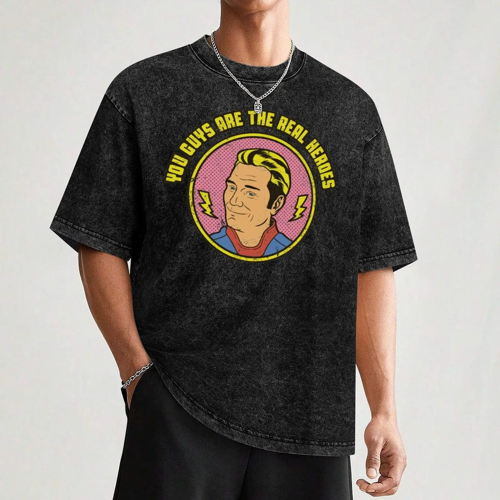 Homelander The Boys T-Shirt Classic Print Short Sleeve Shirt