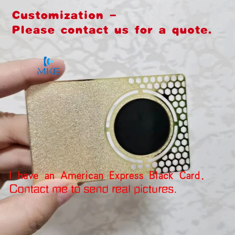 

на заказ.NFC Металлические членские визитные карточки Металлические NFC