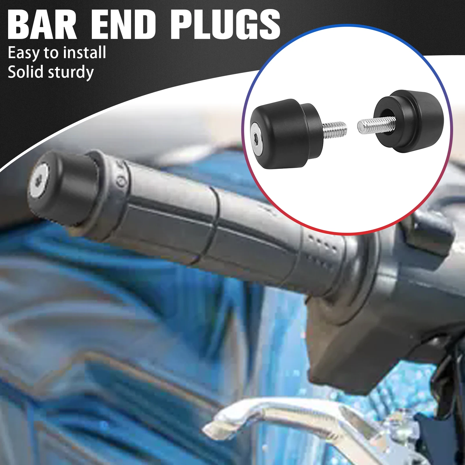 

Motorcycle Handlebars Grips Cap End Plugs Handlebar End Weight Slider For Honda GROM125 2014-2025 MSX125 2025 GROM MSX 125