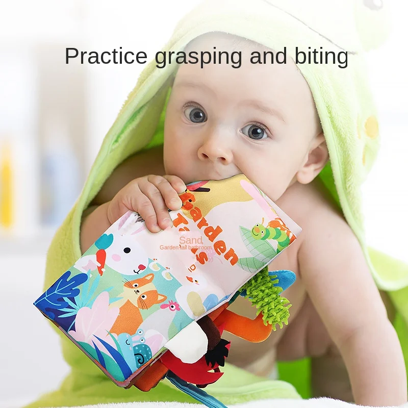 Montessori Baby Soft Cloth Book for Toddler 0 12 Months Clothes Book for Babies 1 Year Children Educational Quiet Book Kids Gift